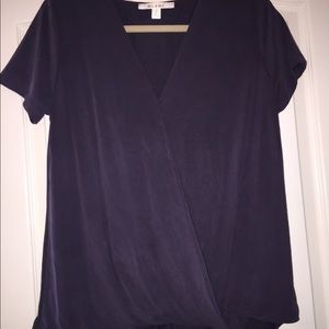 Purple Francesca’s drape shirt